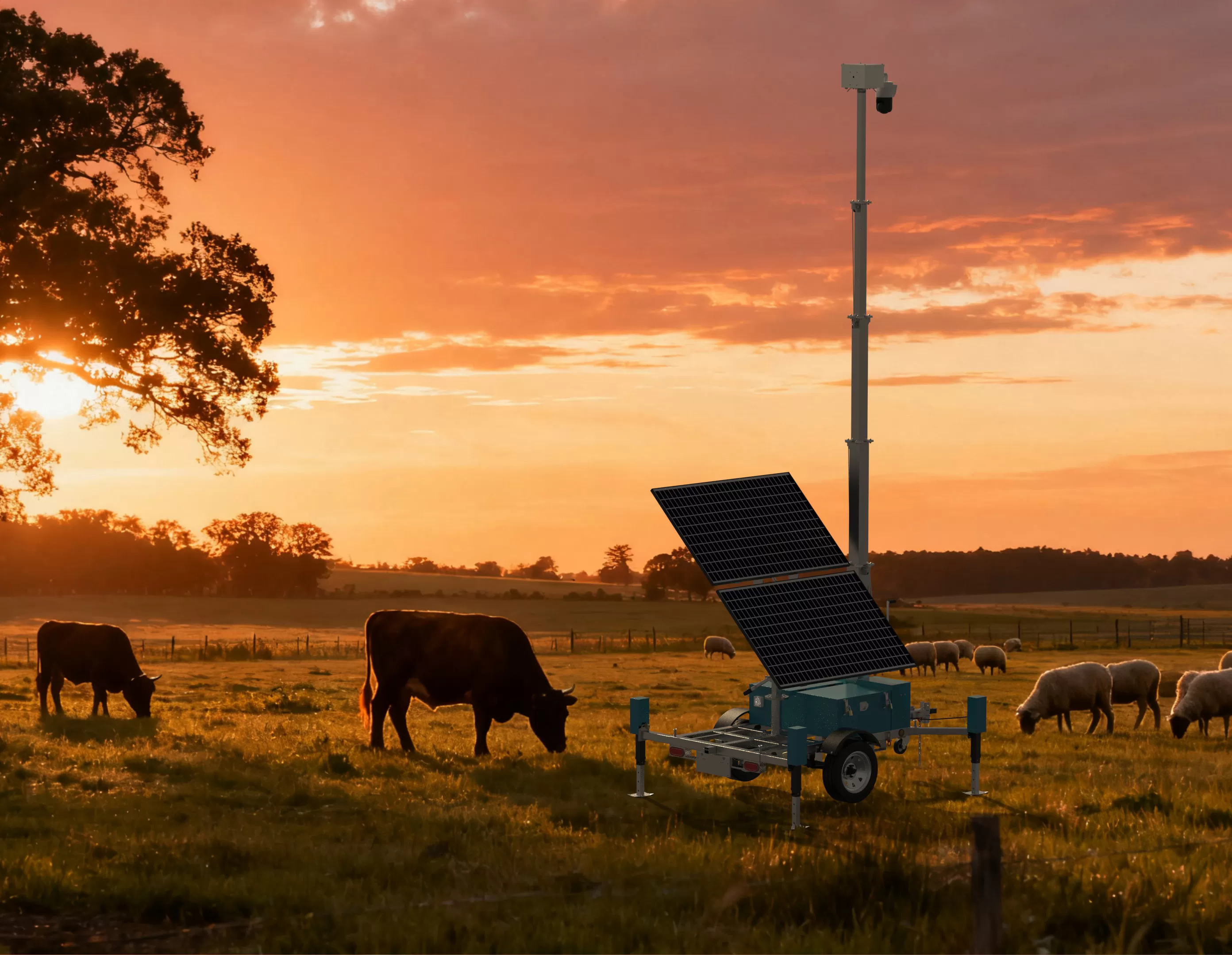 Solar Surveillance Towers Transform Sheep Monitoring on Remote Farms