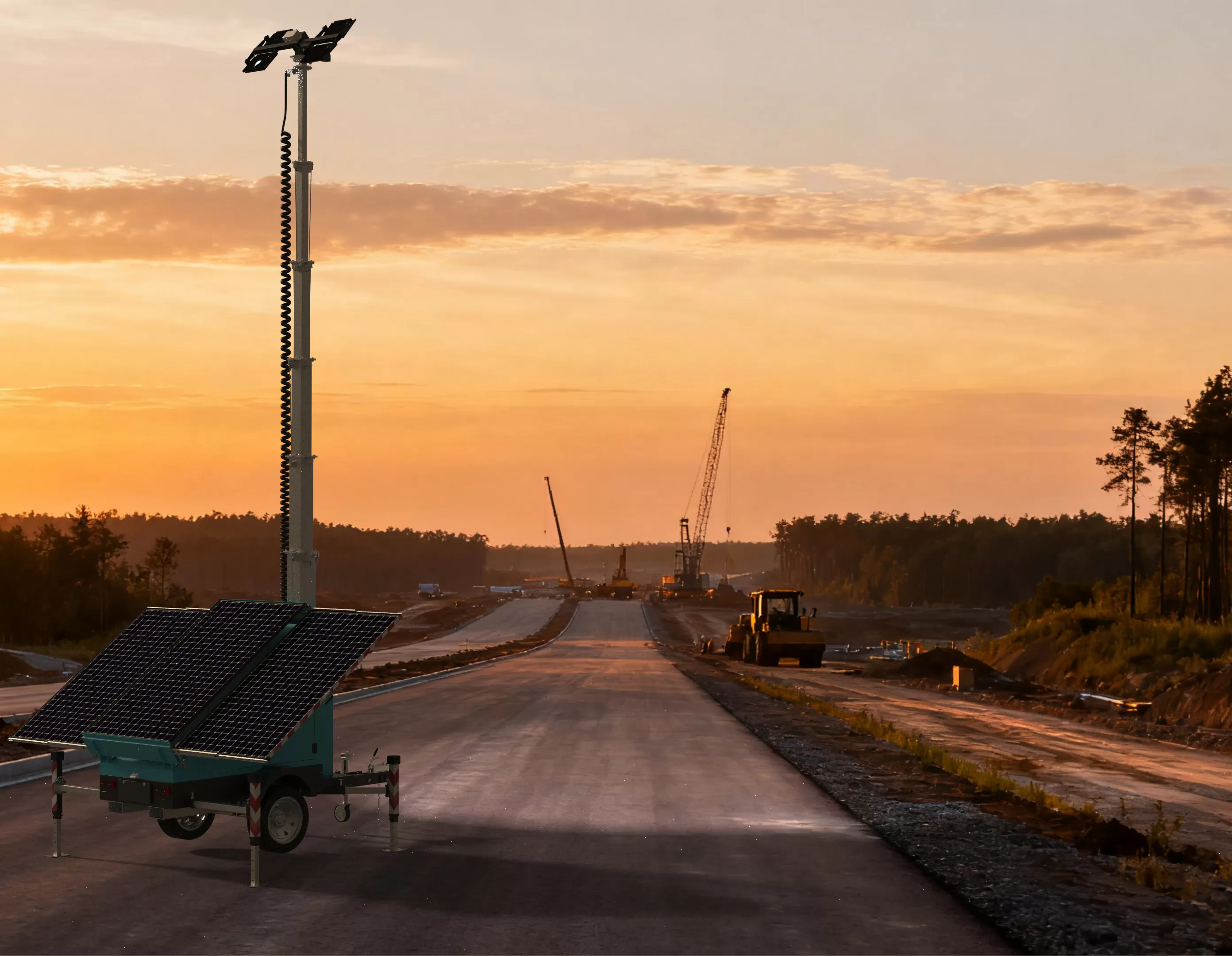 Engineering Construction Site Lighting