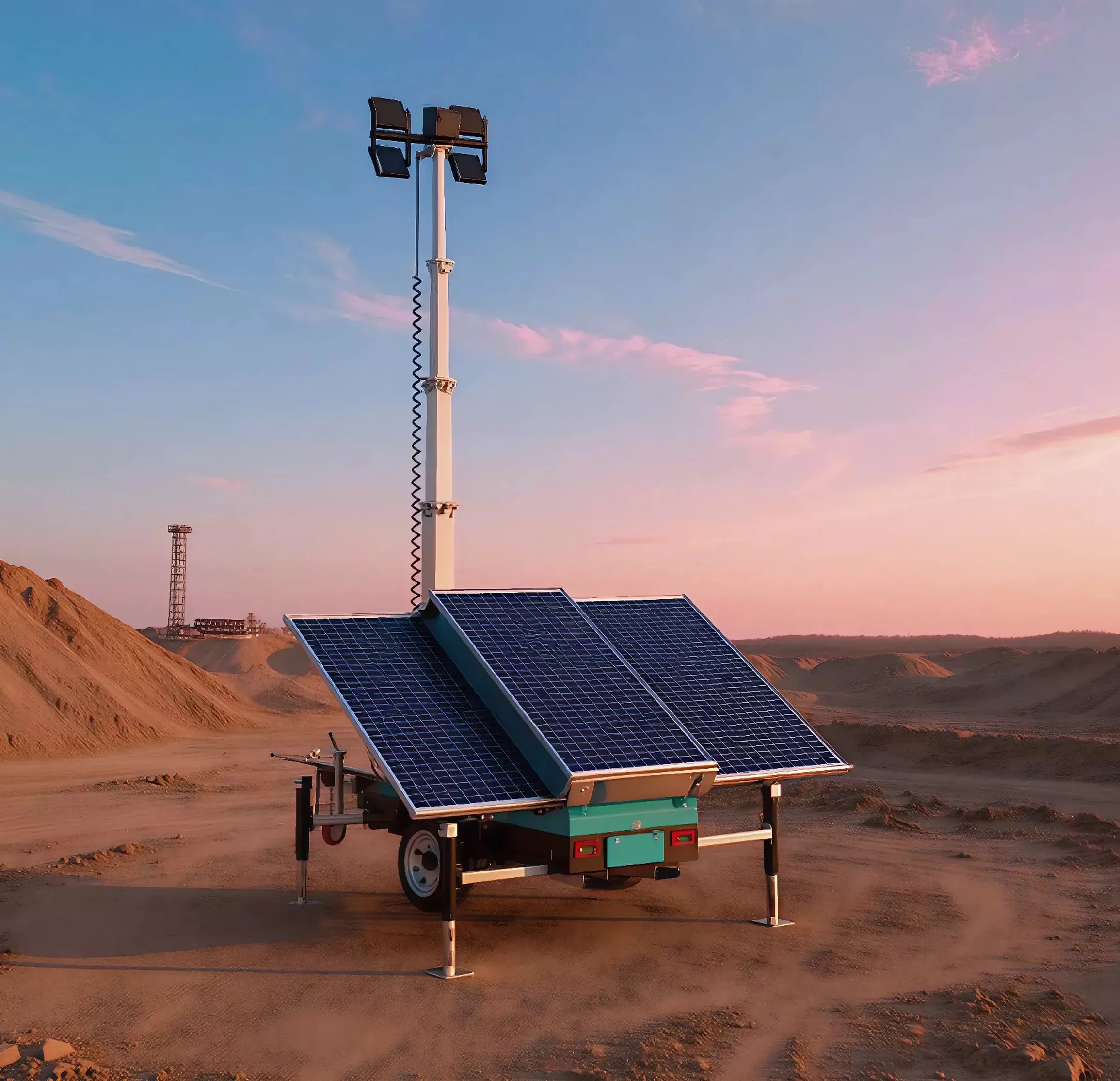 Reducing Carbon Footprints with Solar Mobile Light Towers